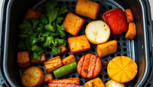 Cómo Crear Menús Semanales Saludables Usando Solo tu Freidora de Aire para Ahorrar Tiempo y Mejorar tu Nutrición