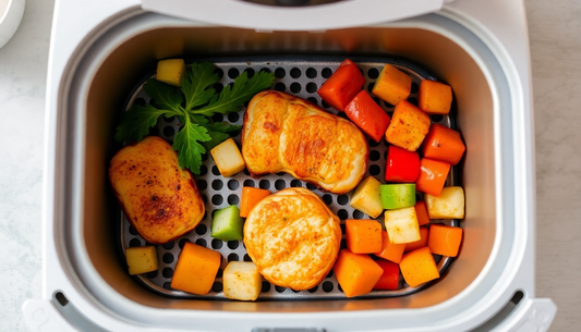 Menú semanal alto en proteínas con la freidora de aire: recetas rápidas para deportistas