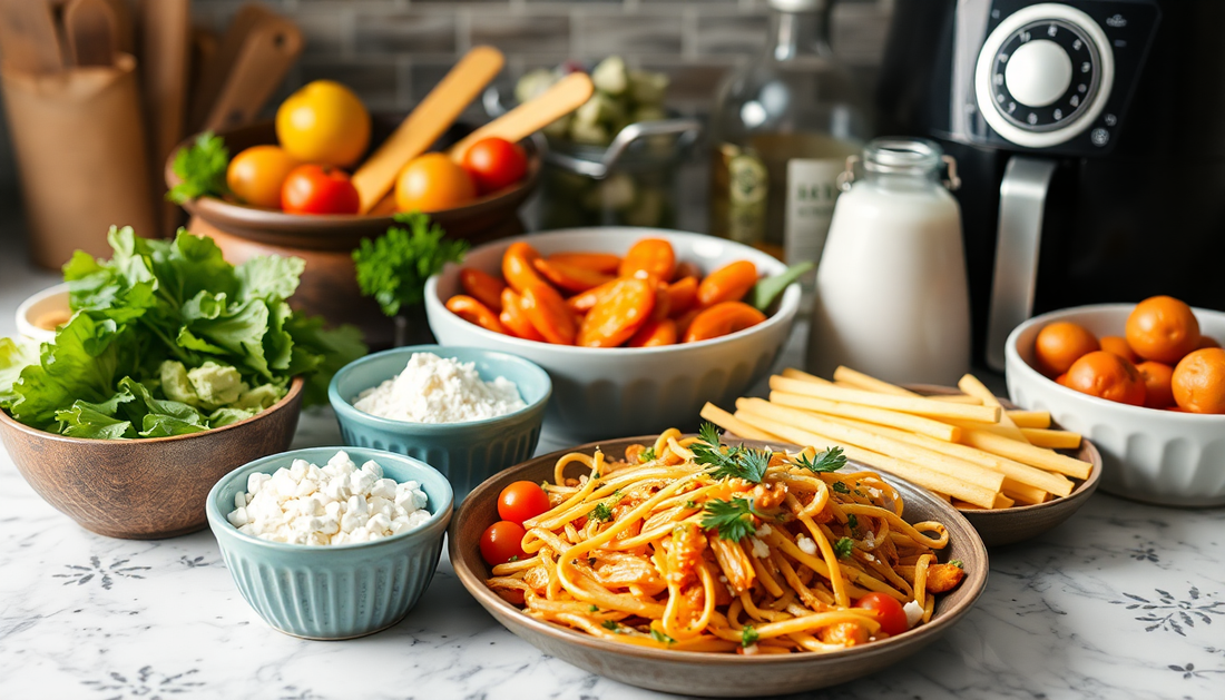 Cocina Chic y Saludable: 12 Recetas Nutritivas para Freidora de Aire que Transformarán tu Comida Diaria en 2025