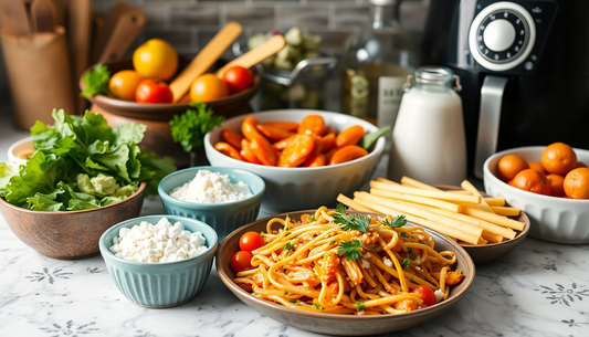 Cocina Chic y Saludable: 12 Recetas Nutritivas para Freidora de Aire que Transformarán tu Comida Diaria en 2025