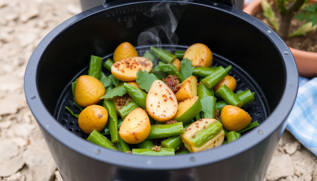 Innovaciones en técnicas de cocción con freidora de aire para maximizar la biodisponibilidad de nutrientes en recetas saludables