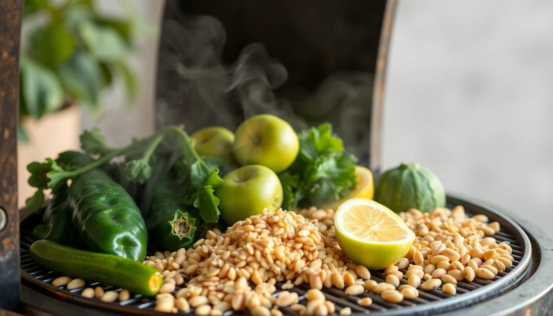 Guía visual para la freidora de aire: tiempos y texturas para recetas saludables de verduras, proteínas y granos sin aceite