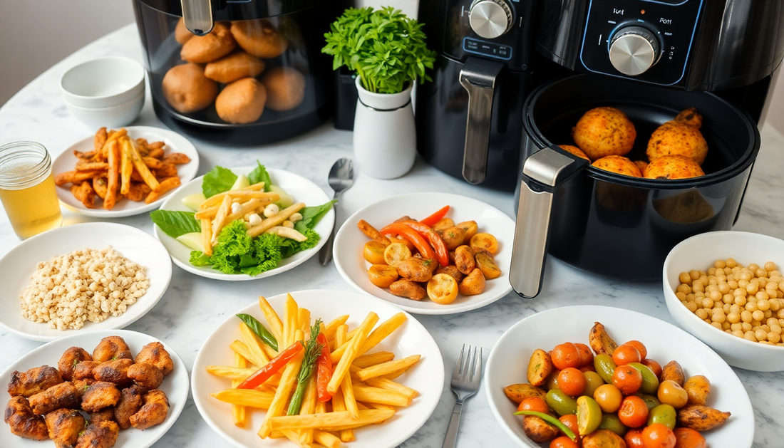 Cocina Saludable en 2025: 10 Recetas Rápidas y Nutritivas para Freidora de Aire que Energizarán tus Almuerzos