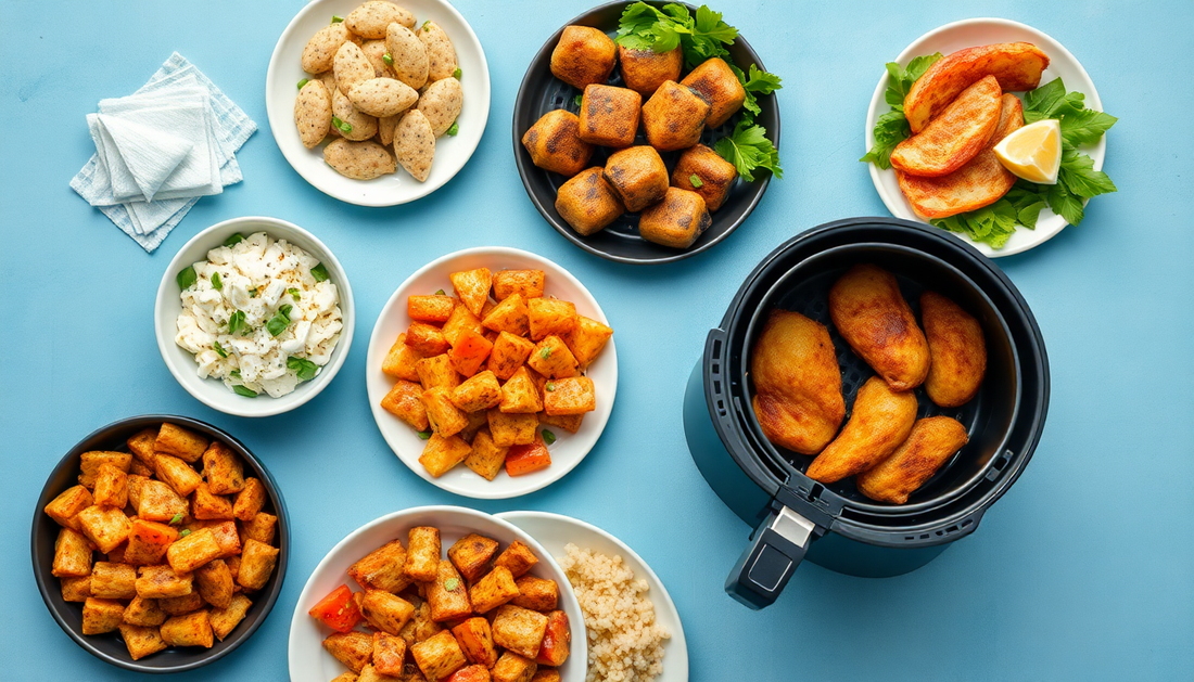 Cocina Saludable en 2025: 10 Recetas Rápidas y Nutritivas para Freidora de Aire que Sorprenderán a tus Invitados y Mejorarán tu Salud Familiar