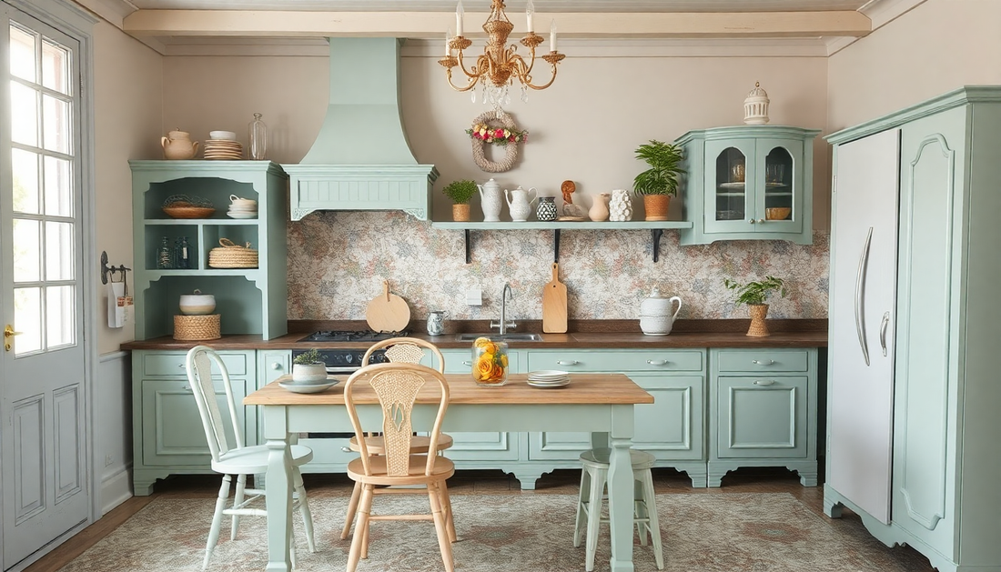 Transforma Tu Espacio: Ideas de Cocina Shabby Chic para Preparar Recetas Saludables y Deliciosas