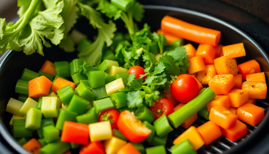 Cómo aprovechar al máximo la cocción con freidora de aire para potenciar la biodisponibilidad de nutrientes en tus recetas saludables