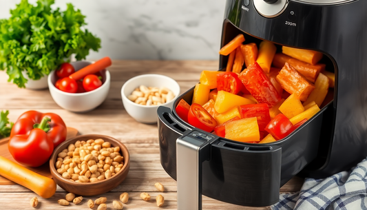 Innovaciones en cocción saludable con freidora de aire: técnicas avanzadas para potenciar la biodisponibilidad de nutrientes esenciales